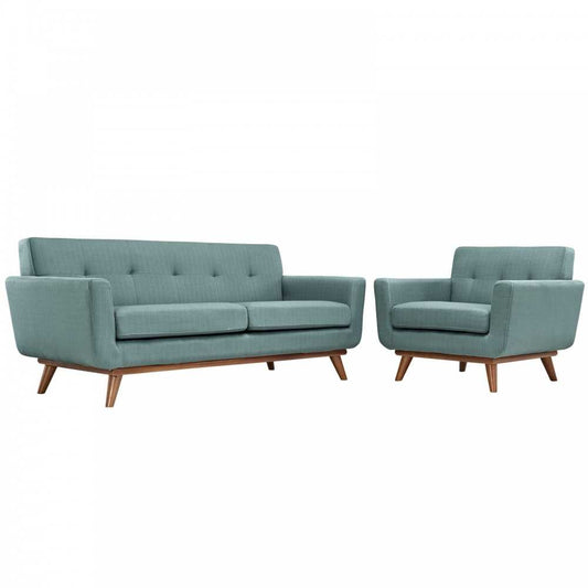 Engage Armchair and Loveseat Set of 2, Laguna