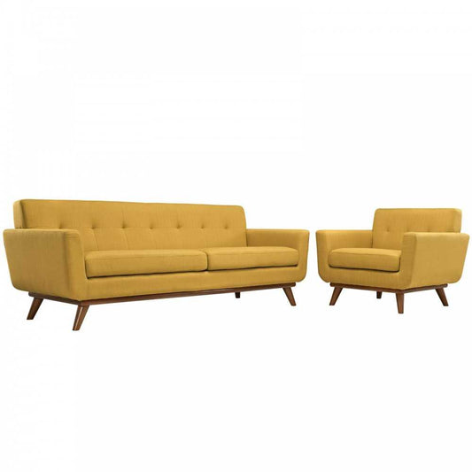 Engage Armchair and Sofa Set of 2, Citrus