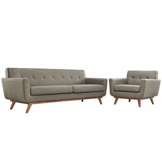 Engage Armchair and Sofa Set of 2, Granite