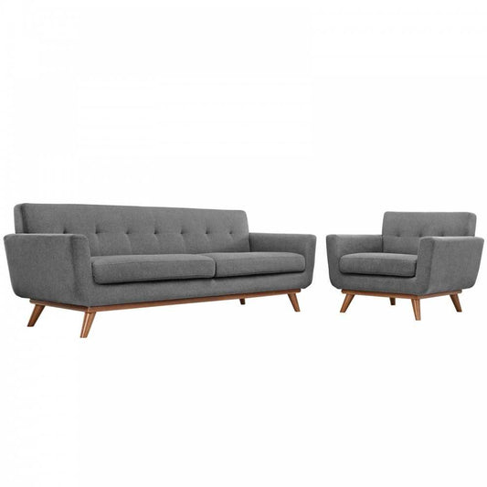 Engage Armchair and Sofa Set of 2, Expectation Gray