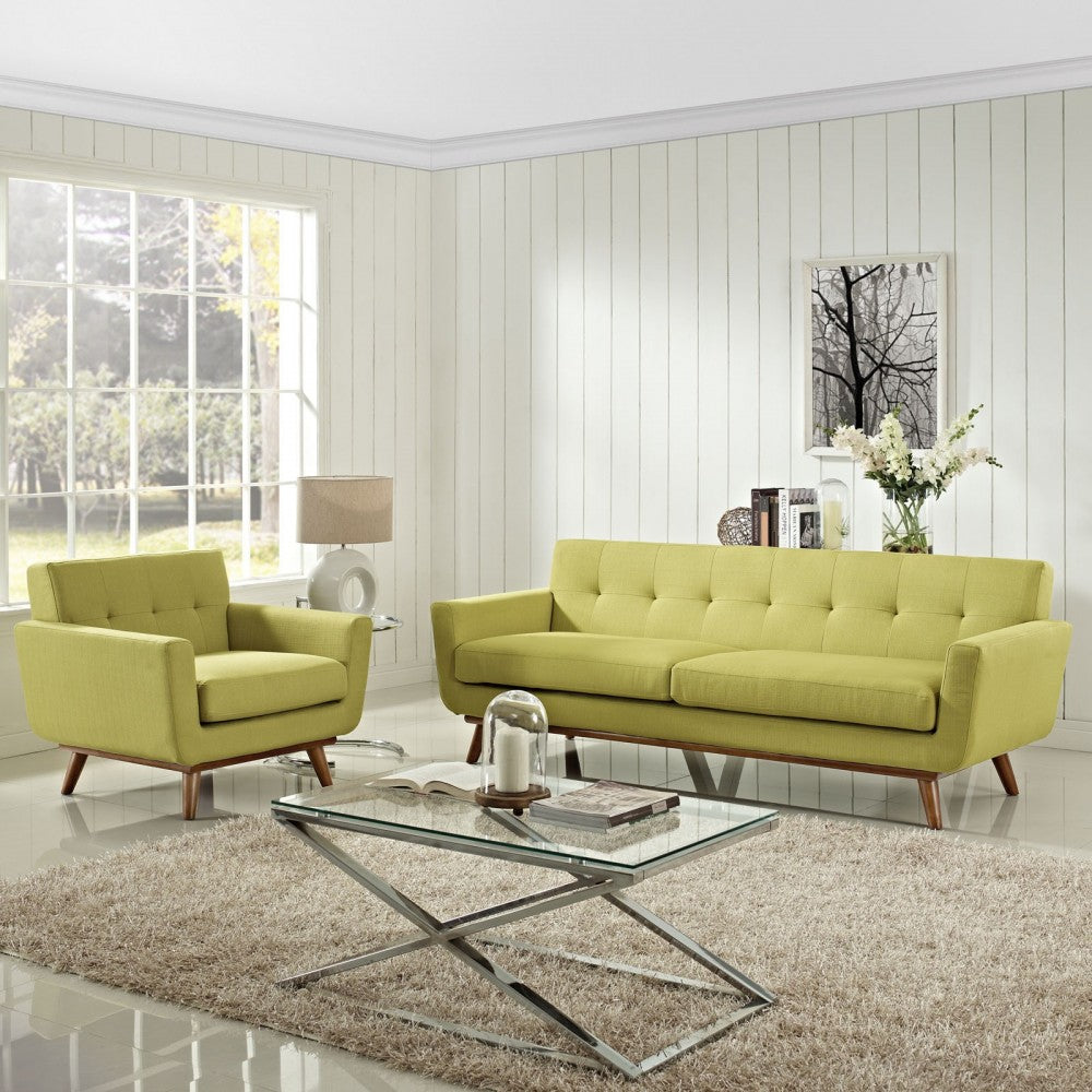 Engage Armchair and Sofa Set of 2, Wheatgrass