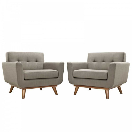 Engage Armchair Wood Set of 2, Granite