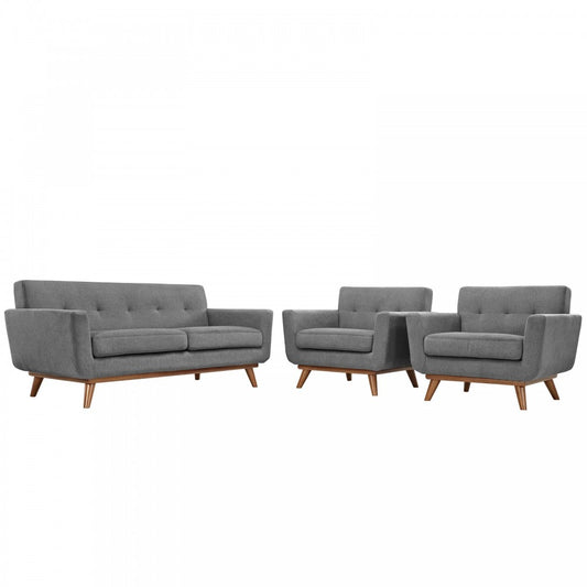 Engage Armchairs and Loveseat Set of 3, Expectation Gray
