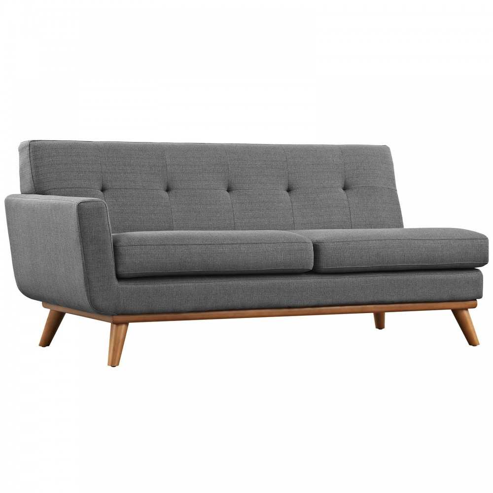 Engage L-Shaped Sectional Sofa, Gray