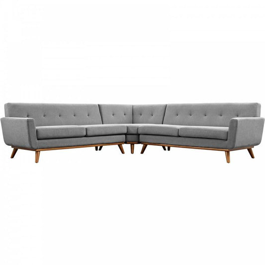 Engage L-Shaped Sectional Sofa, Expectation Gray