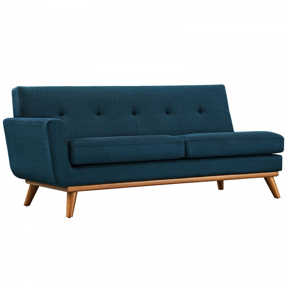 Engage L-Shaped Sectional Sofa, Azure