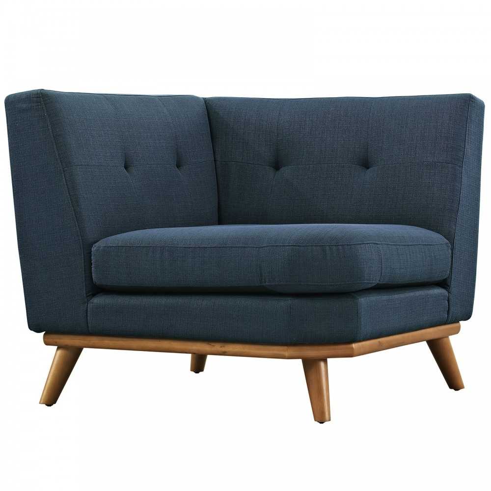 Engage L-Shaped Sectional Sofa, Azure