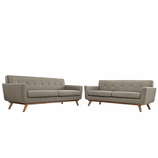 Engage Loveseat and Sofa Set of 2, Granite