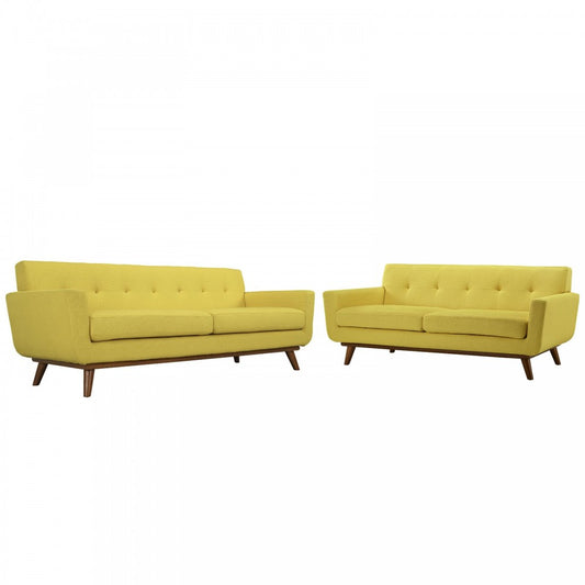 Engage Loveseat and Sofa Set of 2, Sunny
