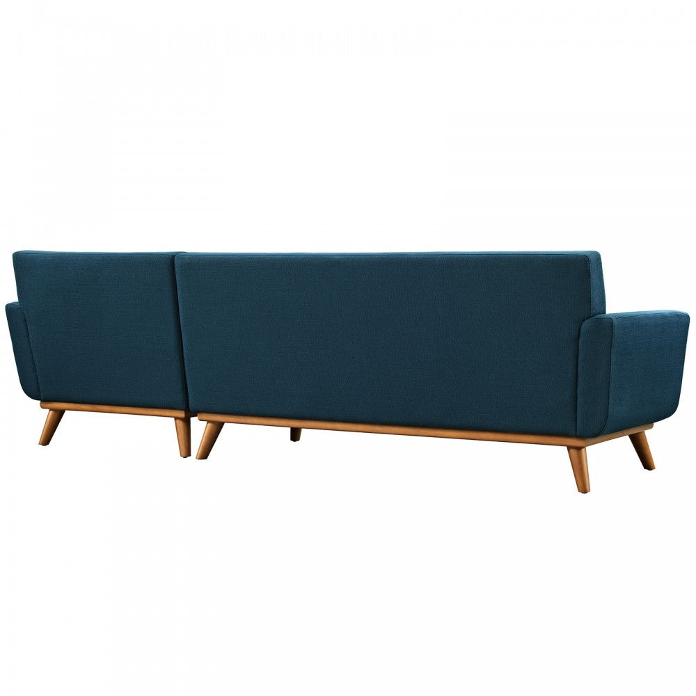 Engage Right-Facing Sectional Sofa, Azure