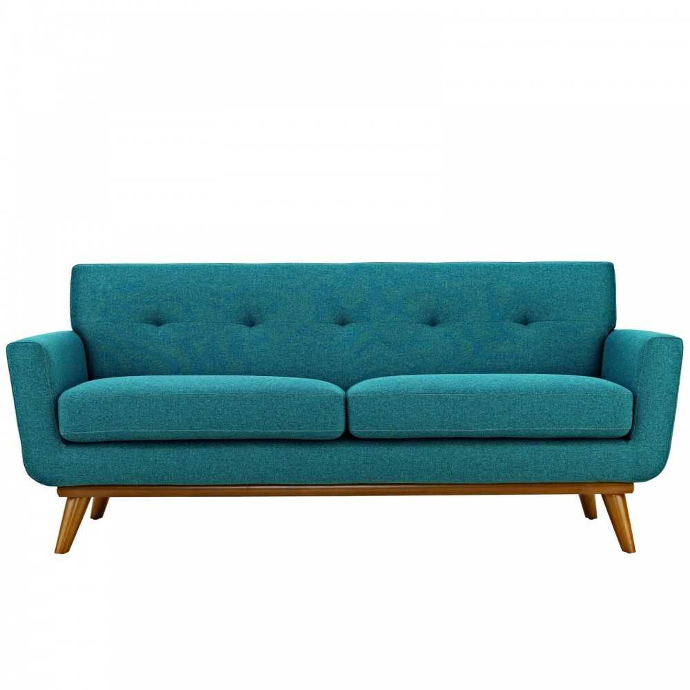 Engage Sofa Loveseat and Armchair Set of 3, Teal