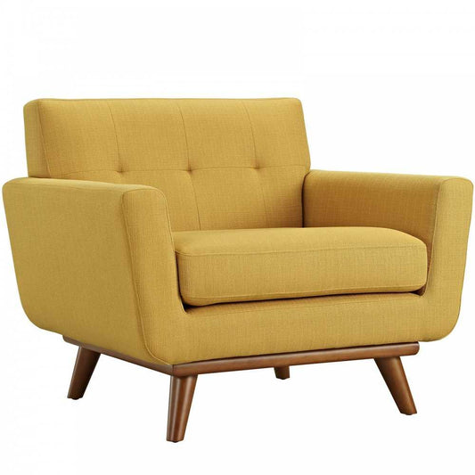 Engage Upholstered Fabric Armchair, Citrus