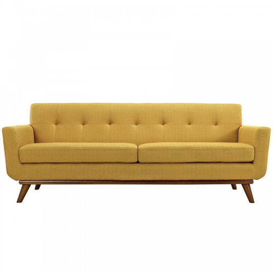 Engage Upholstered Fabric Sofa, Citrus