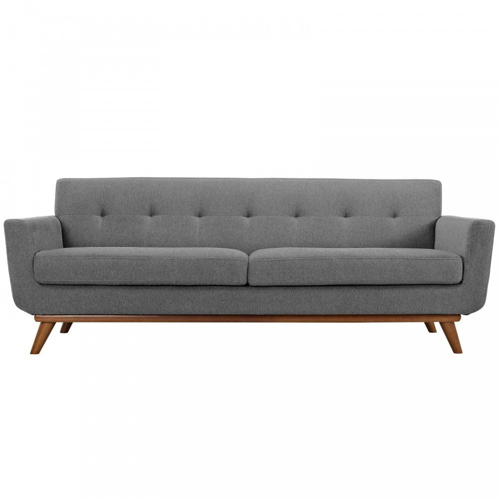 Engage Upholstered Fabric Sofa, Expectation Gray