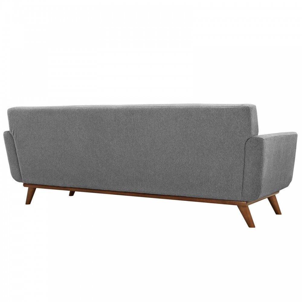 Engage Upholstered Fabric Sofa, Expectation Gray