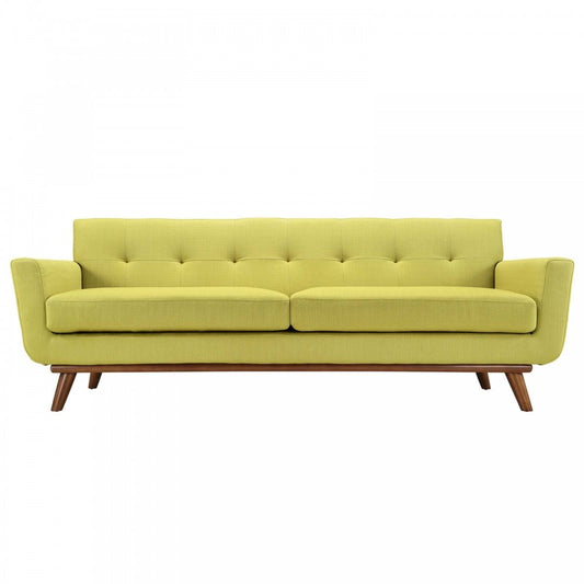 Engage Upholstered Fabric Sofa, Wheatgrass