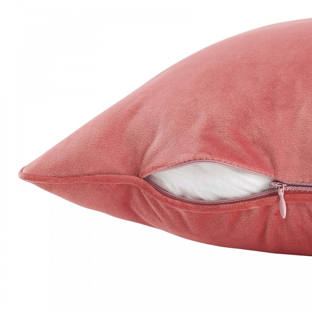 Enhance 20" Performance Velvet Throw Pillow, Blossom