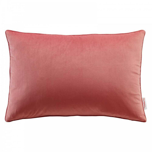 Enhance 24" Lumbar Performance Velvet Throw Pillow, Blossom