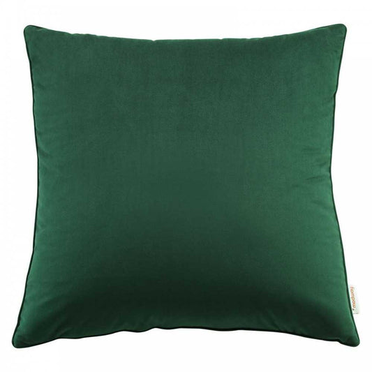 Enhance 24" Performance Velvet Throw Pillow, Green