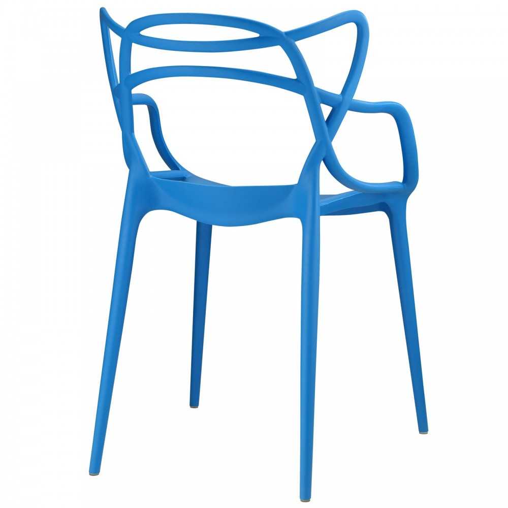 Entangled Dining Armchair, Blue