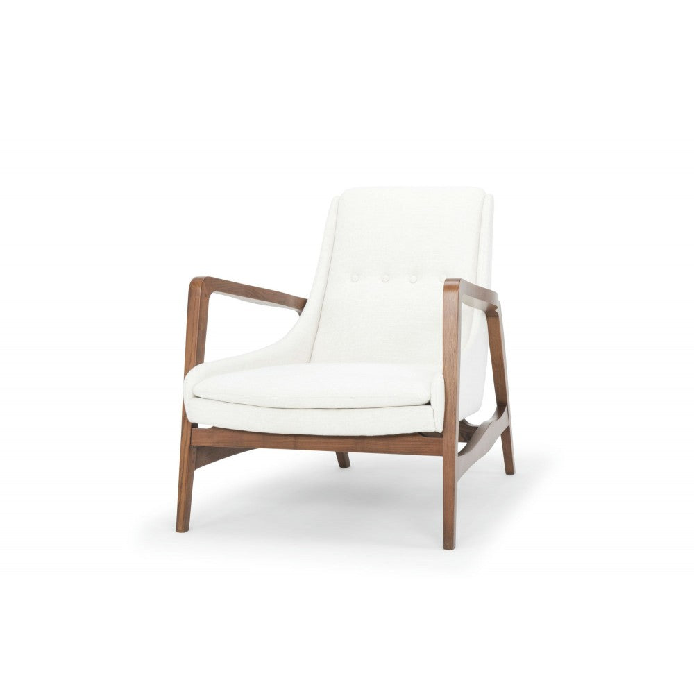 Enzo Flax Fabric Occasional Chair