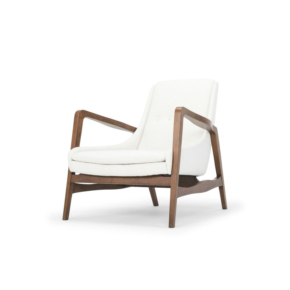 Enzo Flax Fabric Occasional Chair