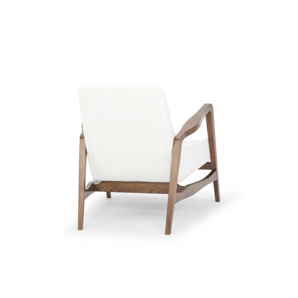 Enzo Flax Fabric Occasional Chair