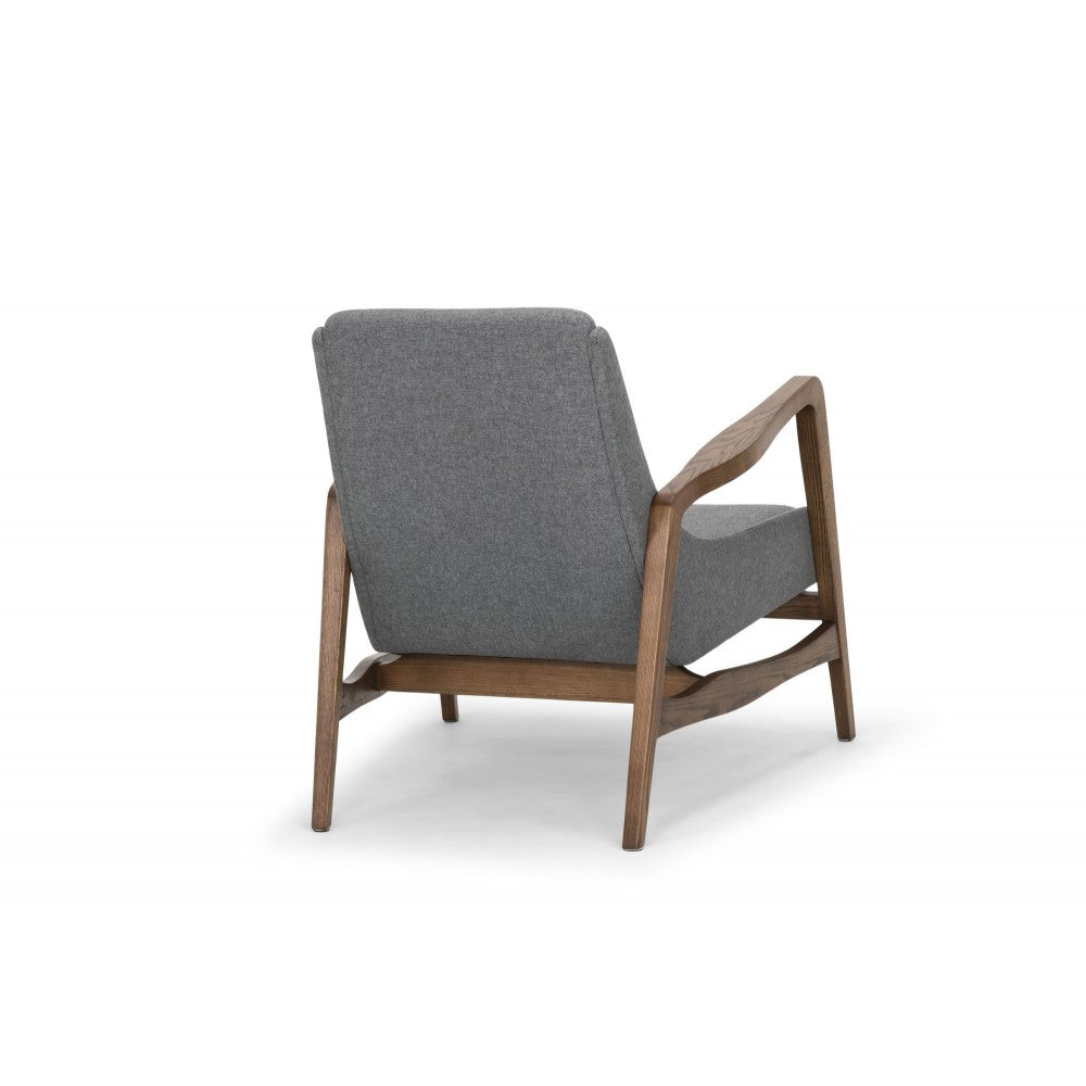 Enzo Shale Gray Fabric Occasional Chair