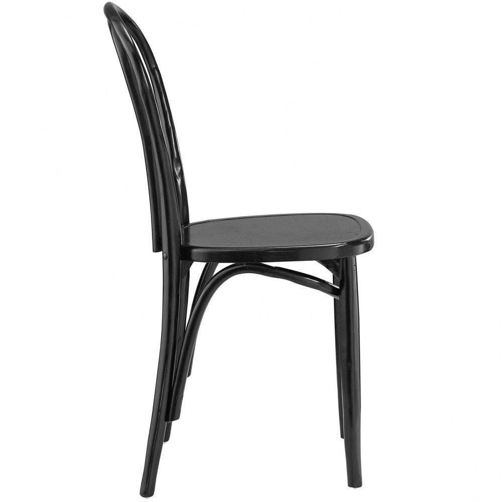 Eon Dining Side Chair, Black