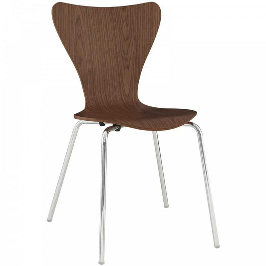 Ernie Dining Side Chair, Walnut