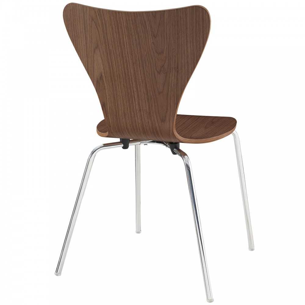 Ernie Dining Side Chair, Walnut