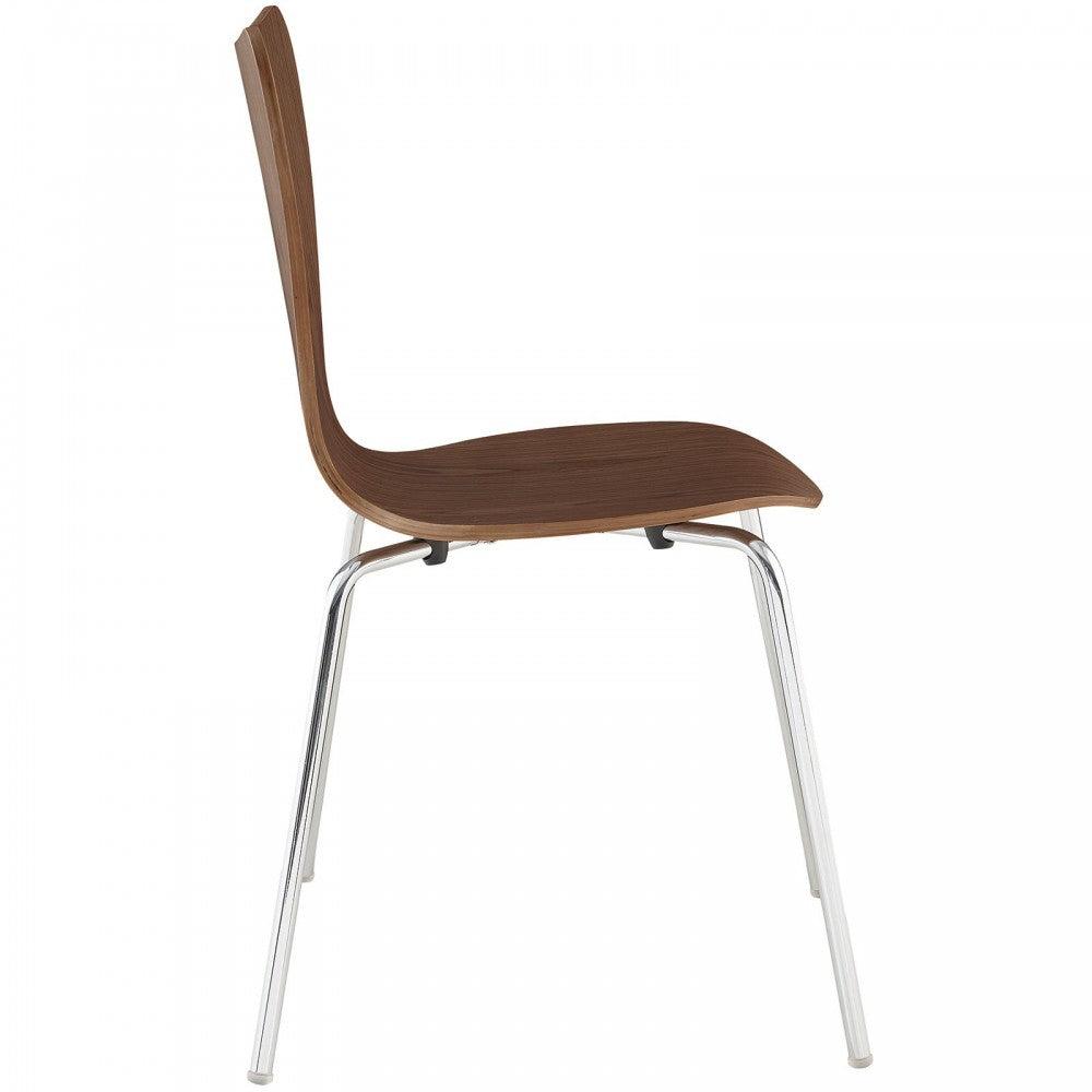 Ernie Dining Side Chair, Walnut