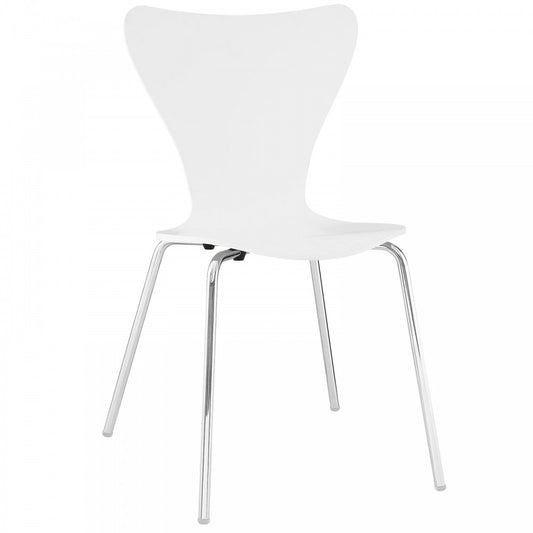 Ernie Dining Side Chair, White