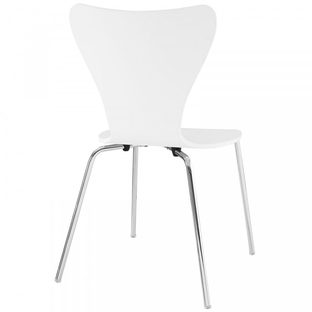 Ernie Dining Side Chair, White