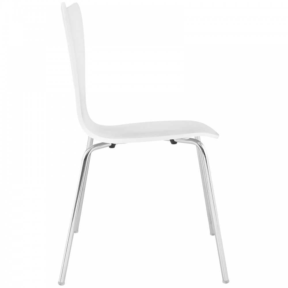 Ernie Dining Side Chair, White