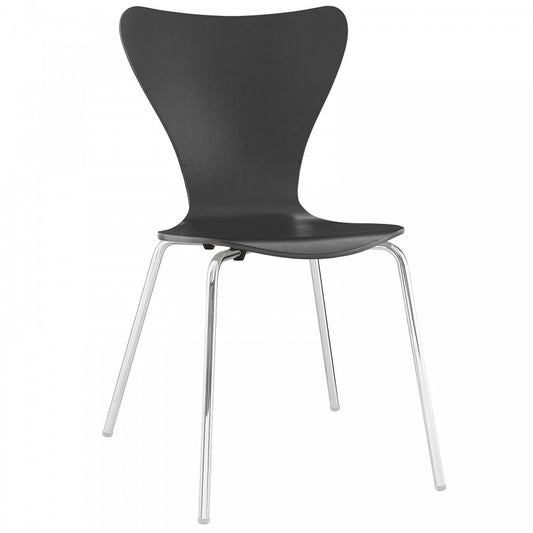 Ernie Dining Side Chair, Black