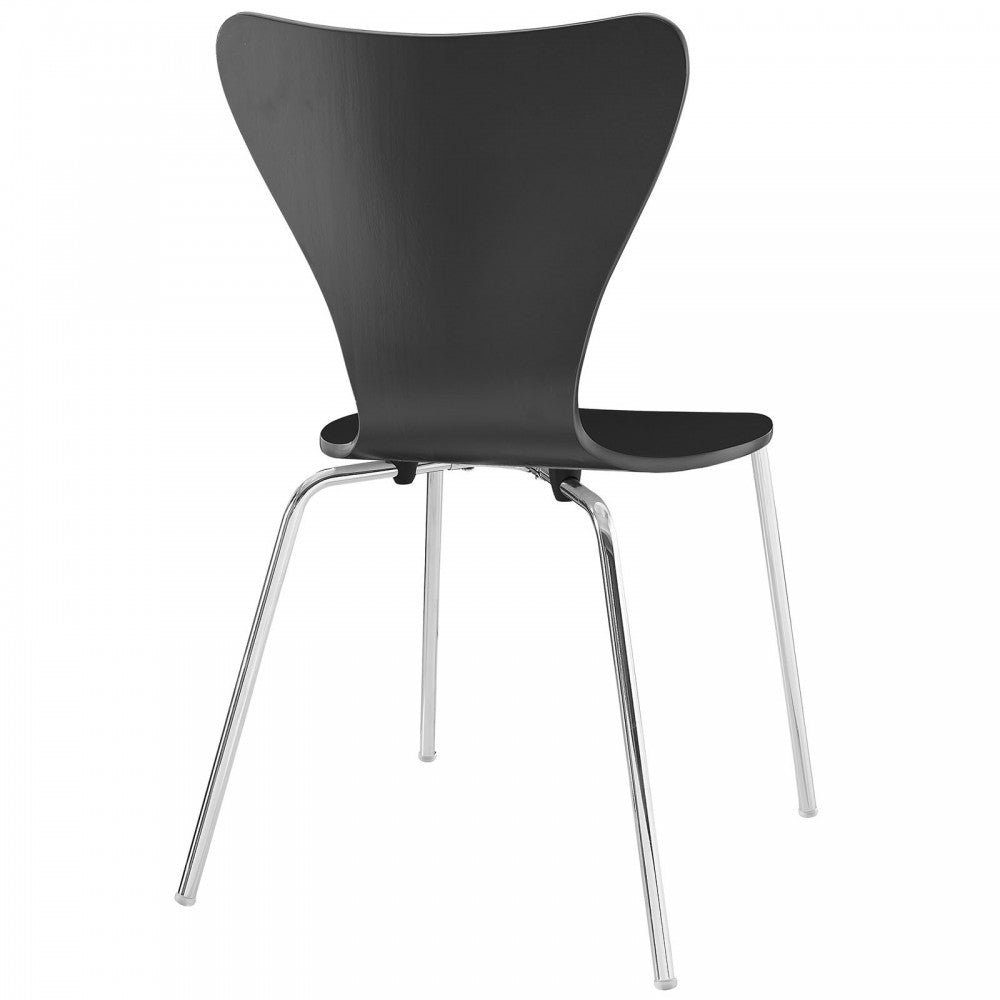 Ernie Dining Side Chair, Black