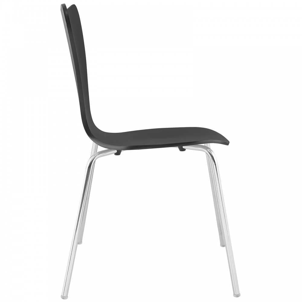 Ernie Dining Side Chair, Black