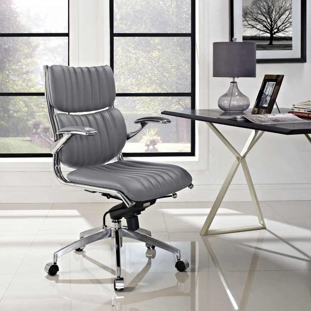 Escape Mid Back Office Chair, Gray