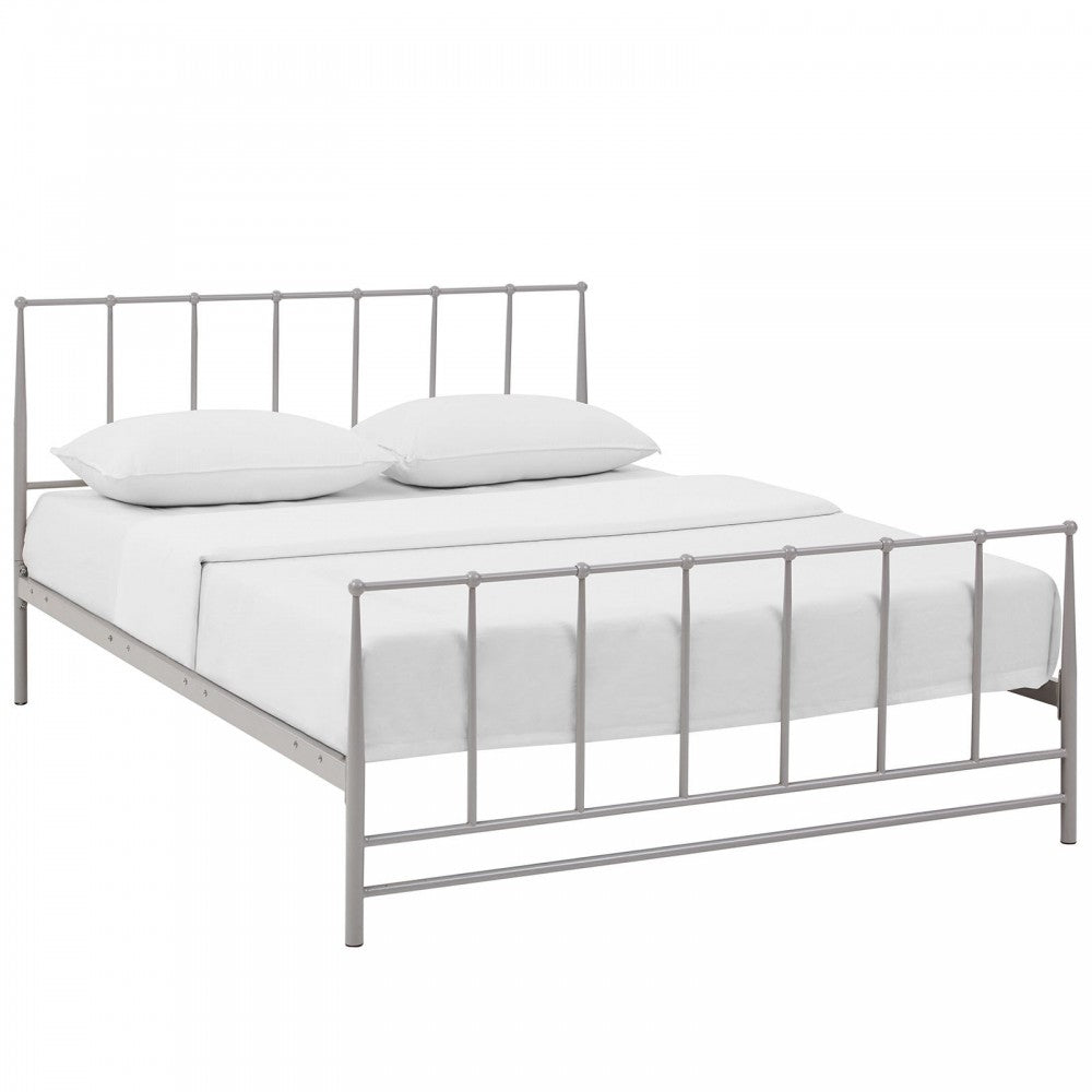 Estate King Bed, Gray