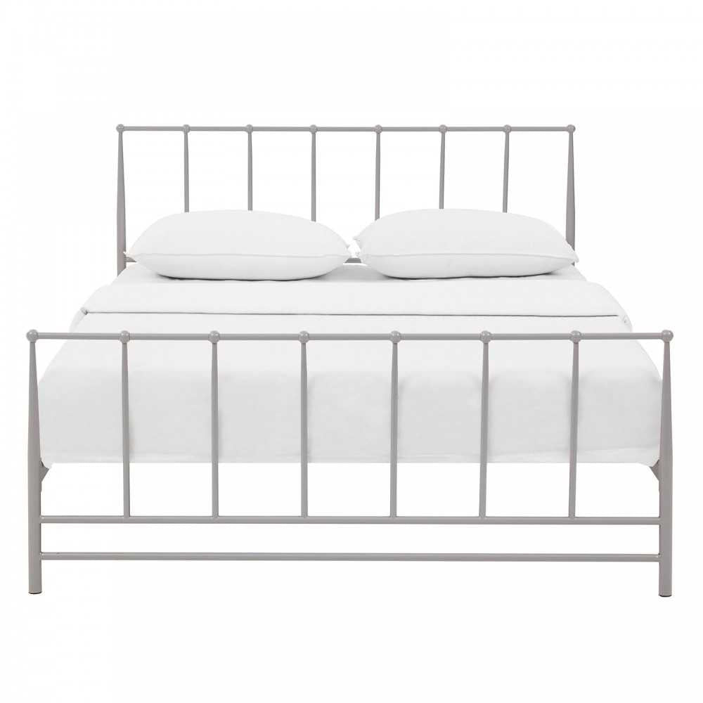 Estate King Bed, Gray