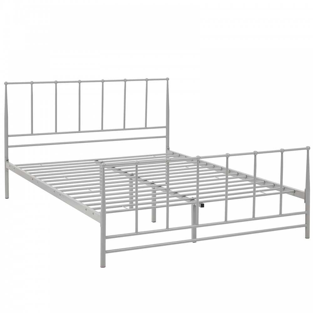 Estate King Bed, Gray