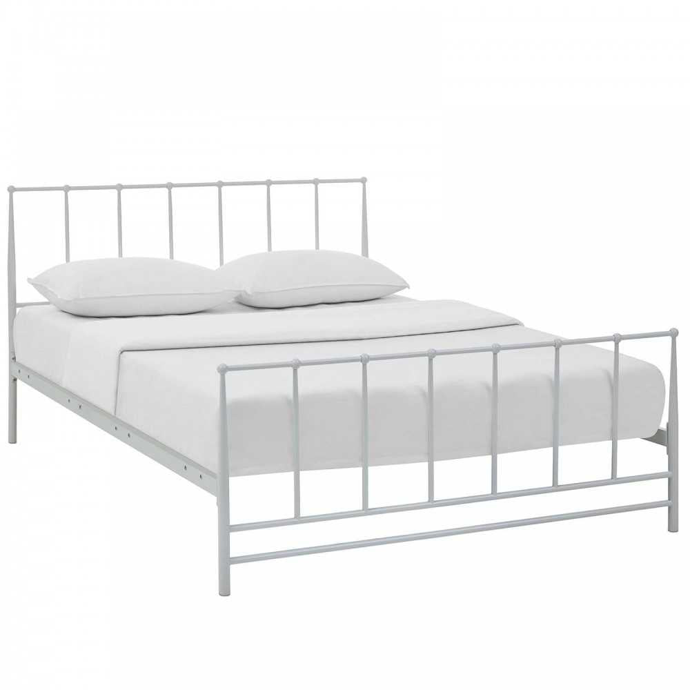 Estate King Bed, White