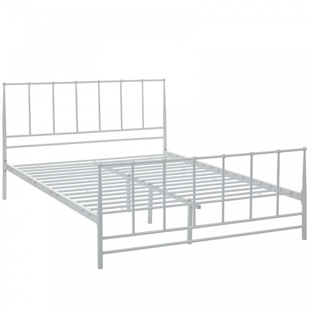 Estate King Bed, White