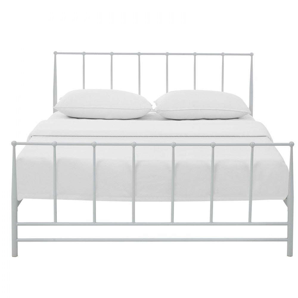 Estate King Bed, White