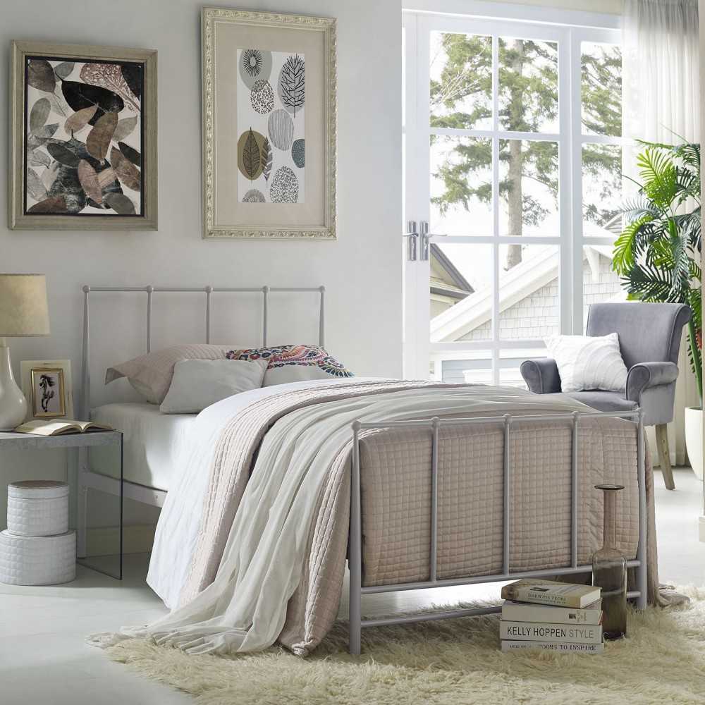 Estate Twin Bed, Gray