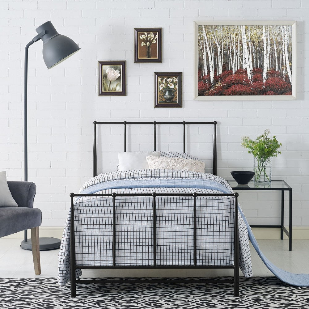 Estate Twin Bed, Brown