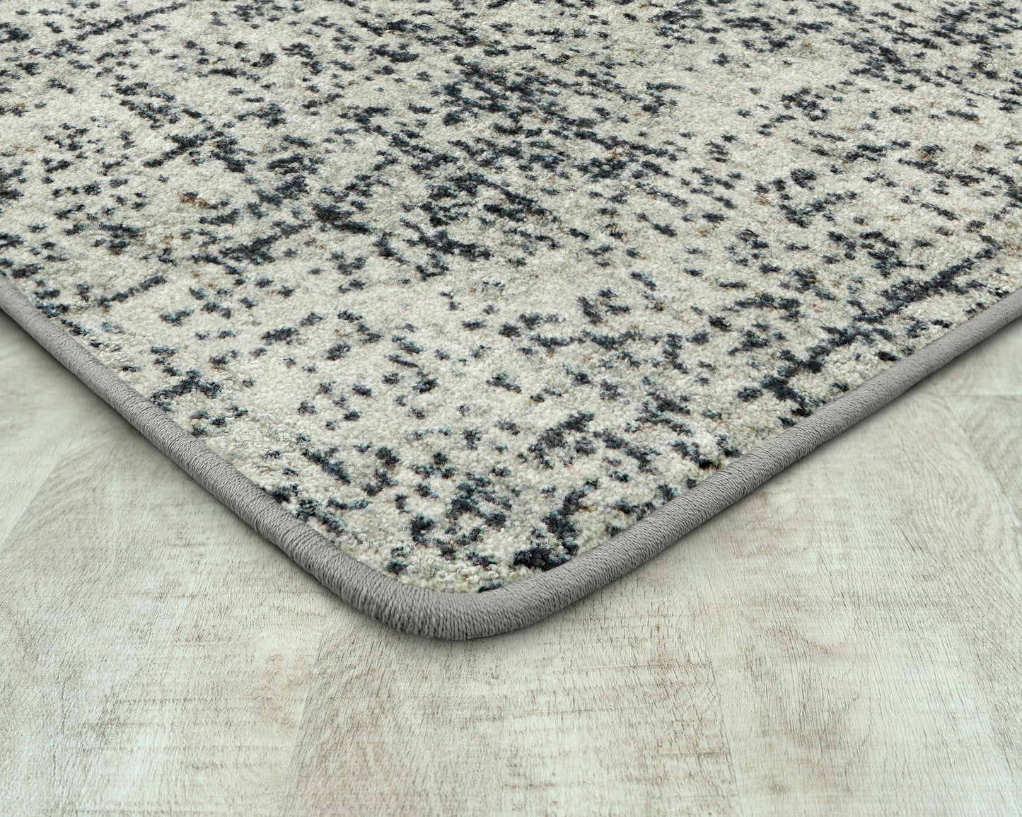 Etched In Stone 3'10" x 5'4" area rug in color Fog