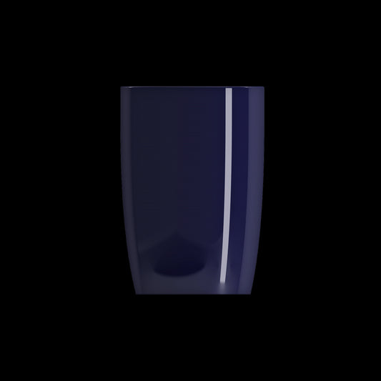 Etna Monoblock Pedestal Sink Fireclay 33.75 in with Drain Cover in Sapphire Blue