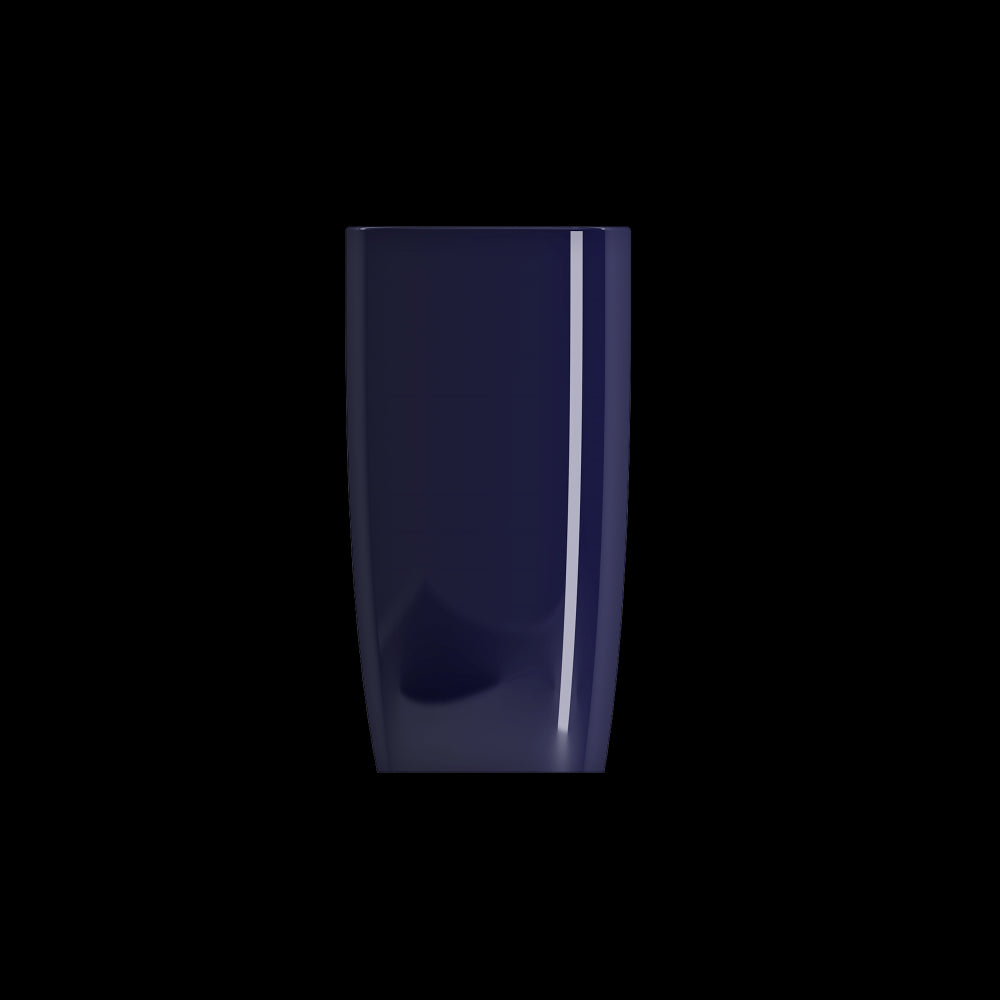 Etna Monoblock Pedestal Sink Fireclay 33.75 in with Drain Cover in Sapphire Blue